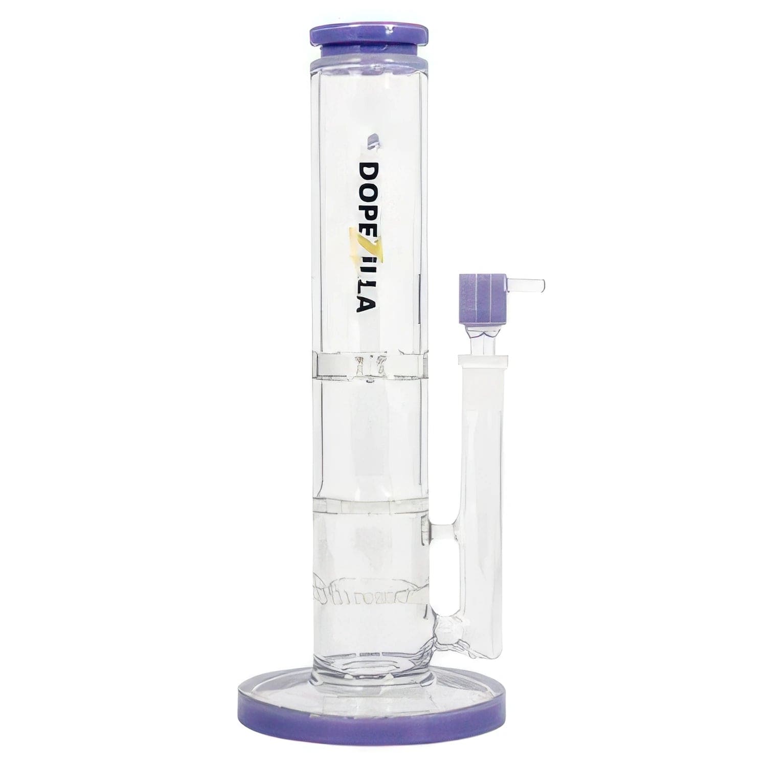 Dopezilla Each Dopezilla Cerberus Water Pipe - Milky Purple - 12in. Bongs