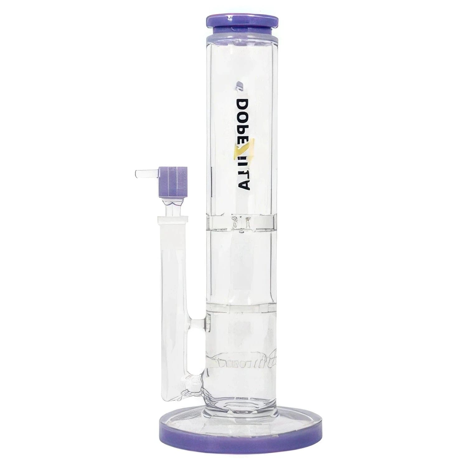 Dopezilla Each Dopezilla Cerberus Water Pipe - Milky Purple - 12in. Bongs