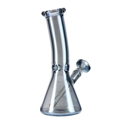 Front view of the 12-inch Aurora San Rafael Beaker Water Pipe in blue-fumed glass, angled slightly against a plain white background.