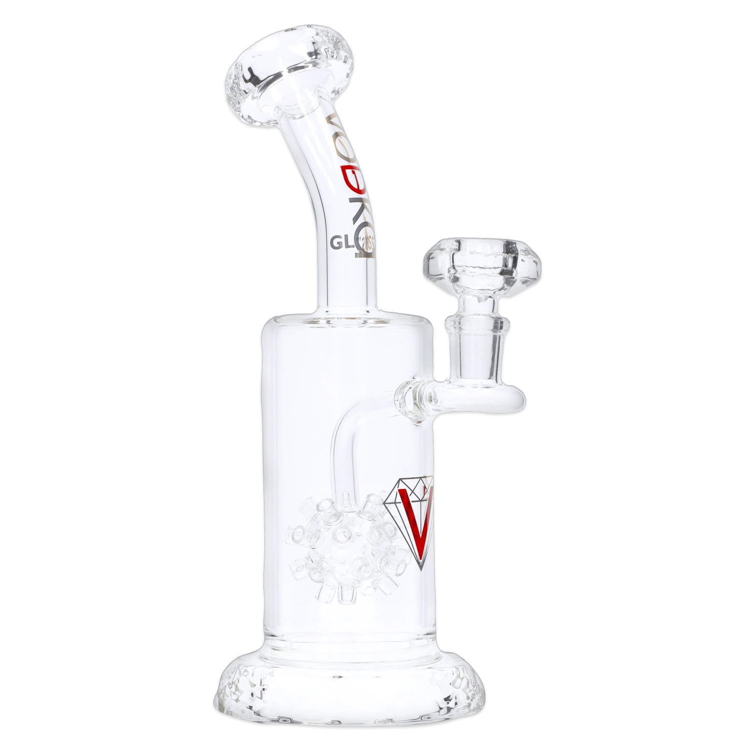 Vodka Each Vodka Diamond Rose Water Pipe - 12in. Bongs