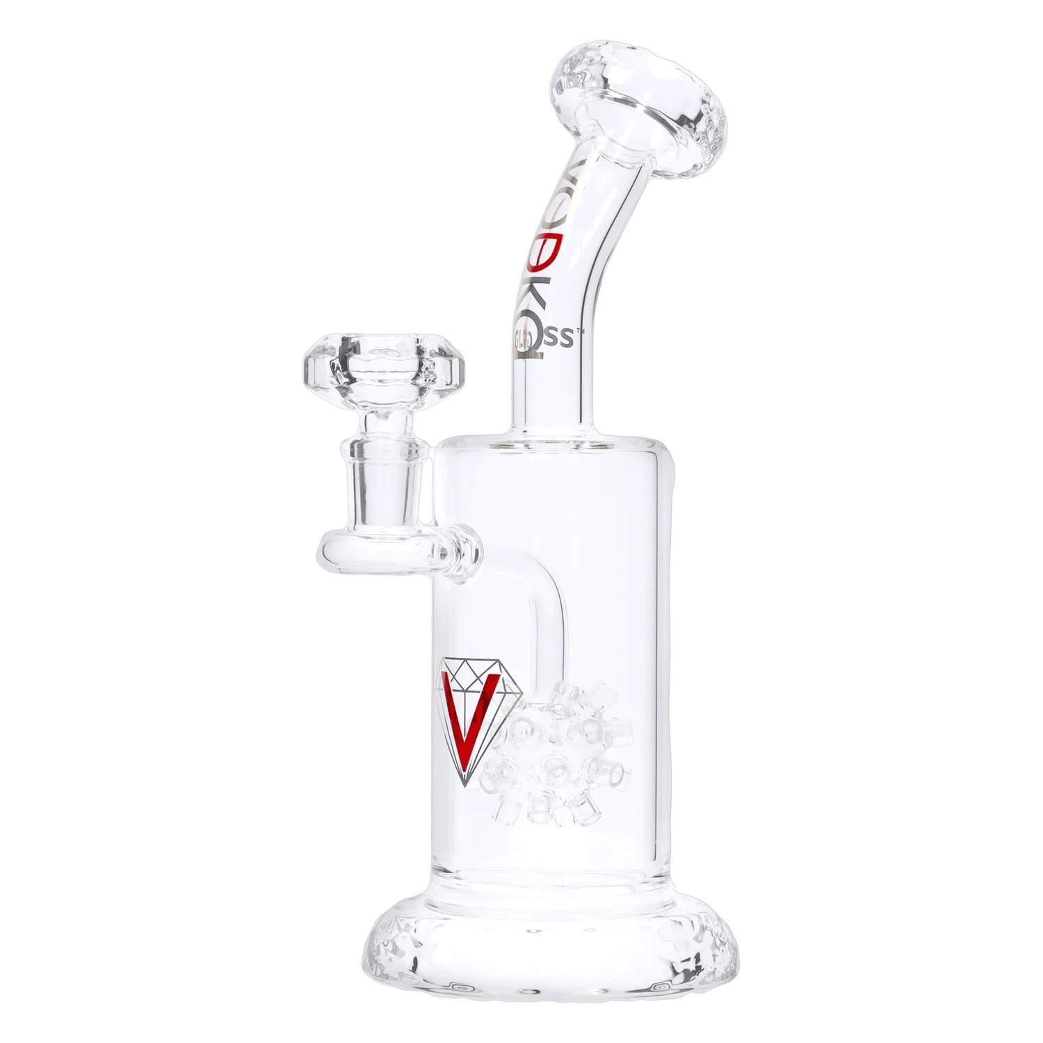 Vodka Each Vodka Diamond Rose Water Pipe - 12in. Bongs