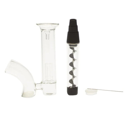 V12 Plus Each V12 Plus Gunmetal Glass Blunt Bubbler | Canna Cabana Handpipes
