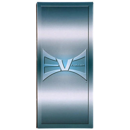 Front view of the Evolution Mist Black, showcasing its sleek, dark design against a neutral background.