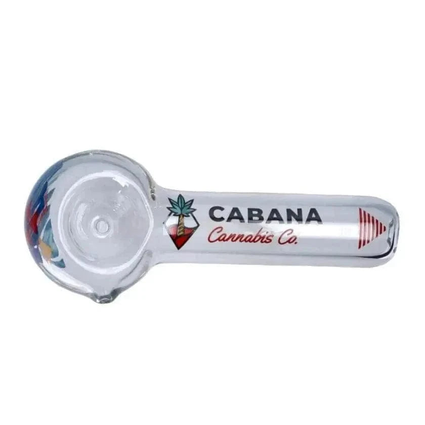 Cabana Cannabis Co. Each Cabana Cannabis Co. The Afterglow 5in Clear Spoon Hand Pipe Handpipes
