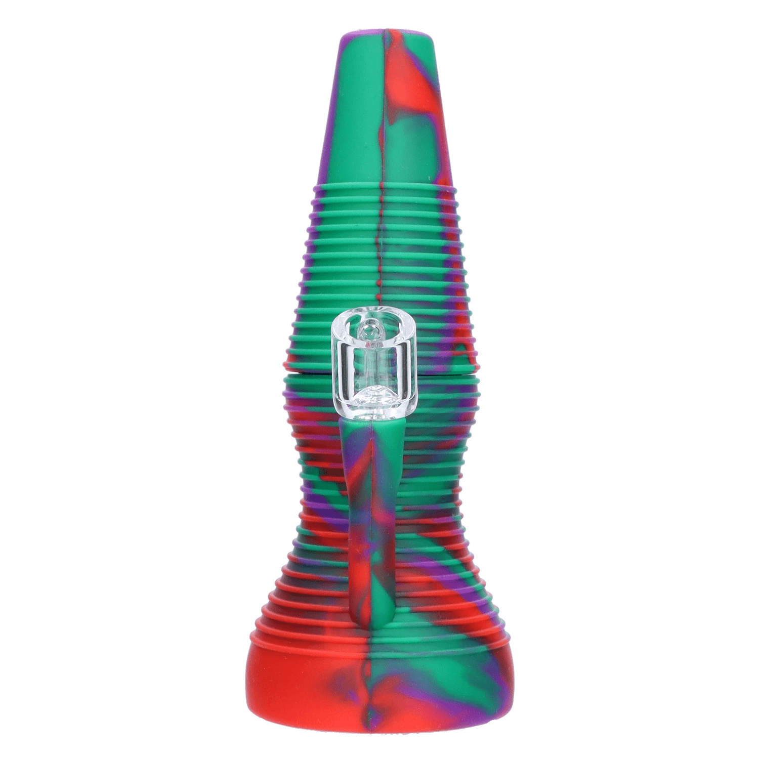 Valiant Each Valiant Silicone Dab Rig - Purple Green & Orange Dab Rigs