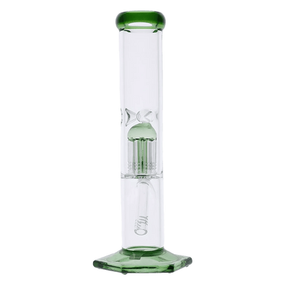 Valiant Each Valiant Hexagon Beaker w/ Tree Perc - Green - 12in. Bongs