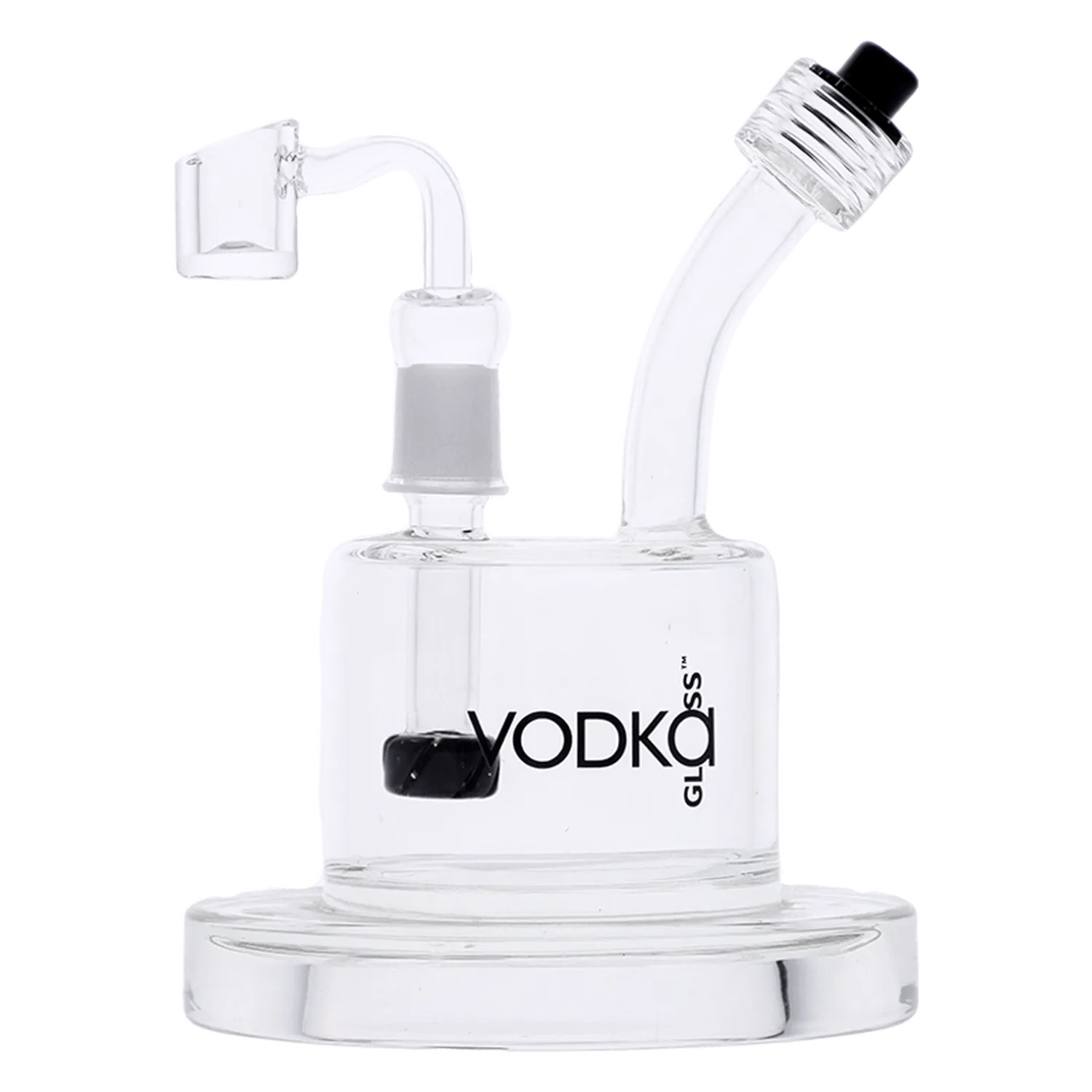 Vodka Each Vodka Water Pipe - Black - 6in. Bongs