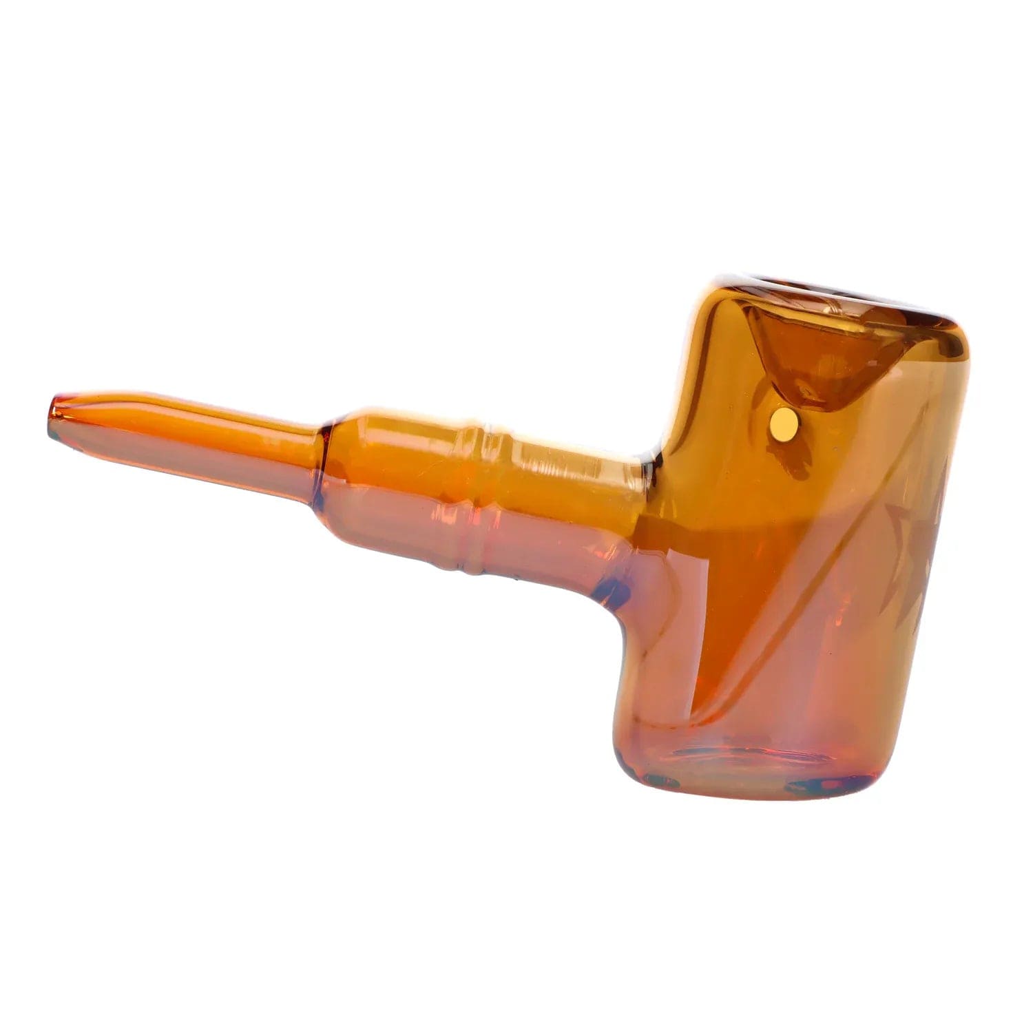 Famous Design Each Famous Design Lava Fumed Lrg Sherlock -Orange-5in. Handpipes