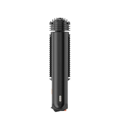 Front view of the Storz & Bickle Mighty+ Portable Vaporizer, a black handheld device with a minimalist design.