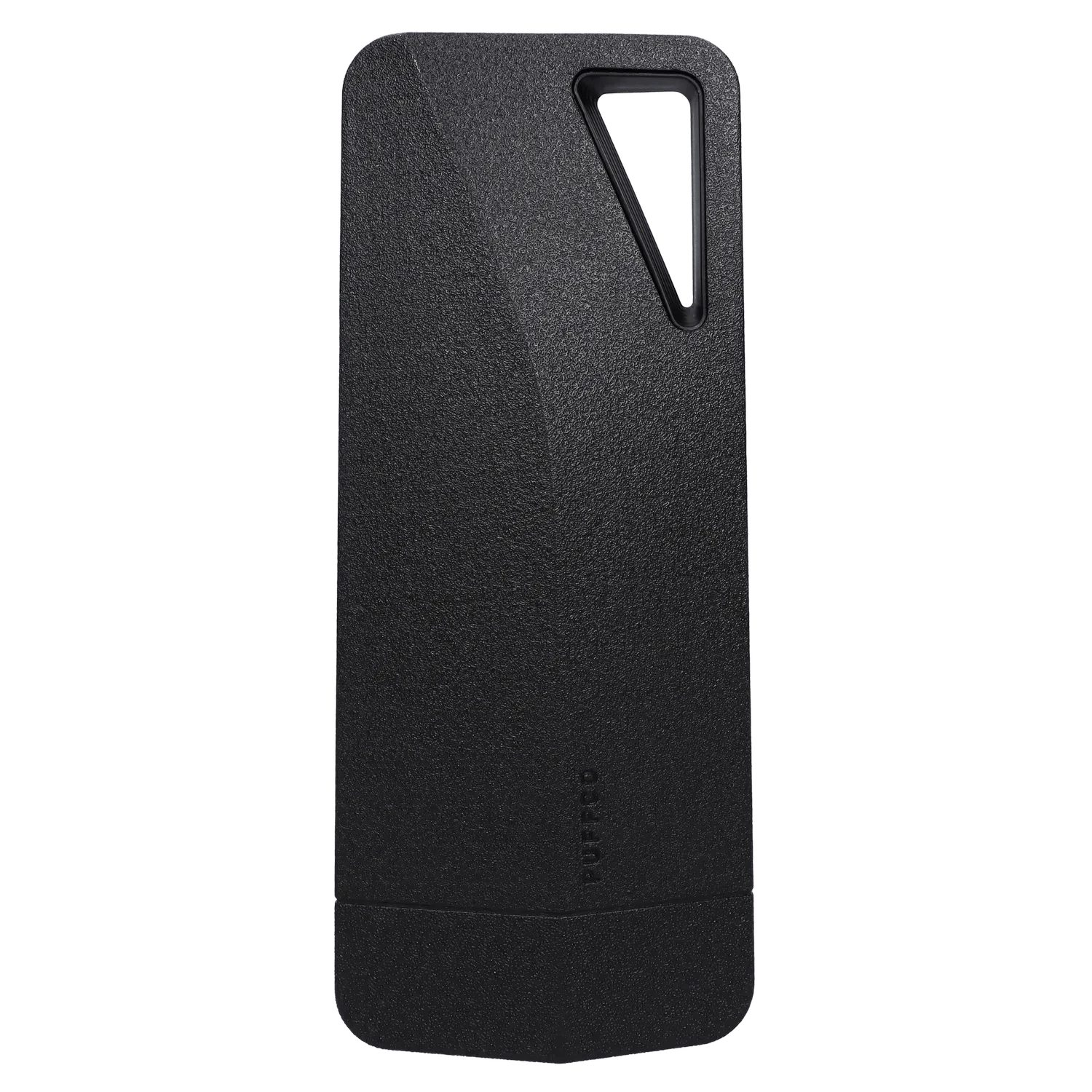 Front view of the Puffco Peak Pro - Pearl, displaying its sleek, compact design against a plain white background.