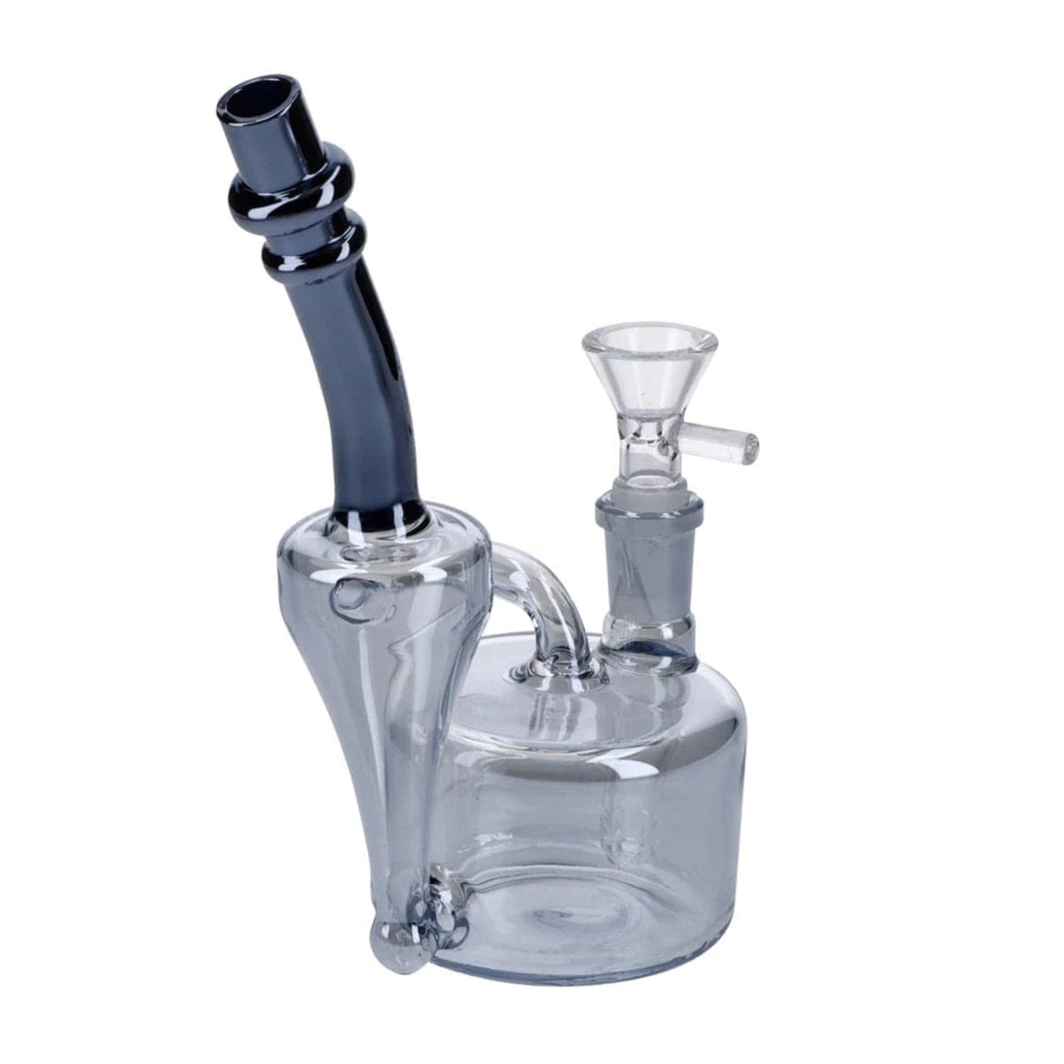 Valiant Each Electronic Painting Bubbler w/Bowl & Quartz-Smoke-6" Bongs