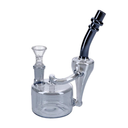 Valiant Each Electronic Painting Bubbler w/Bowl & Quartz-Smoke-6" Bongs