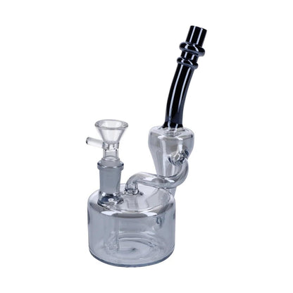 Valiant Each Electronic Painting Bubbler w/Bowl & Quartz-Smoke-6" Bongs