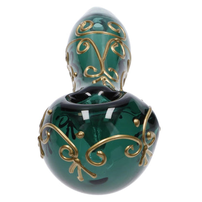 Valiant Each Valiant Golden Henna Spoon Pipe Teal | Canna Cabana Handpipes
