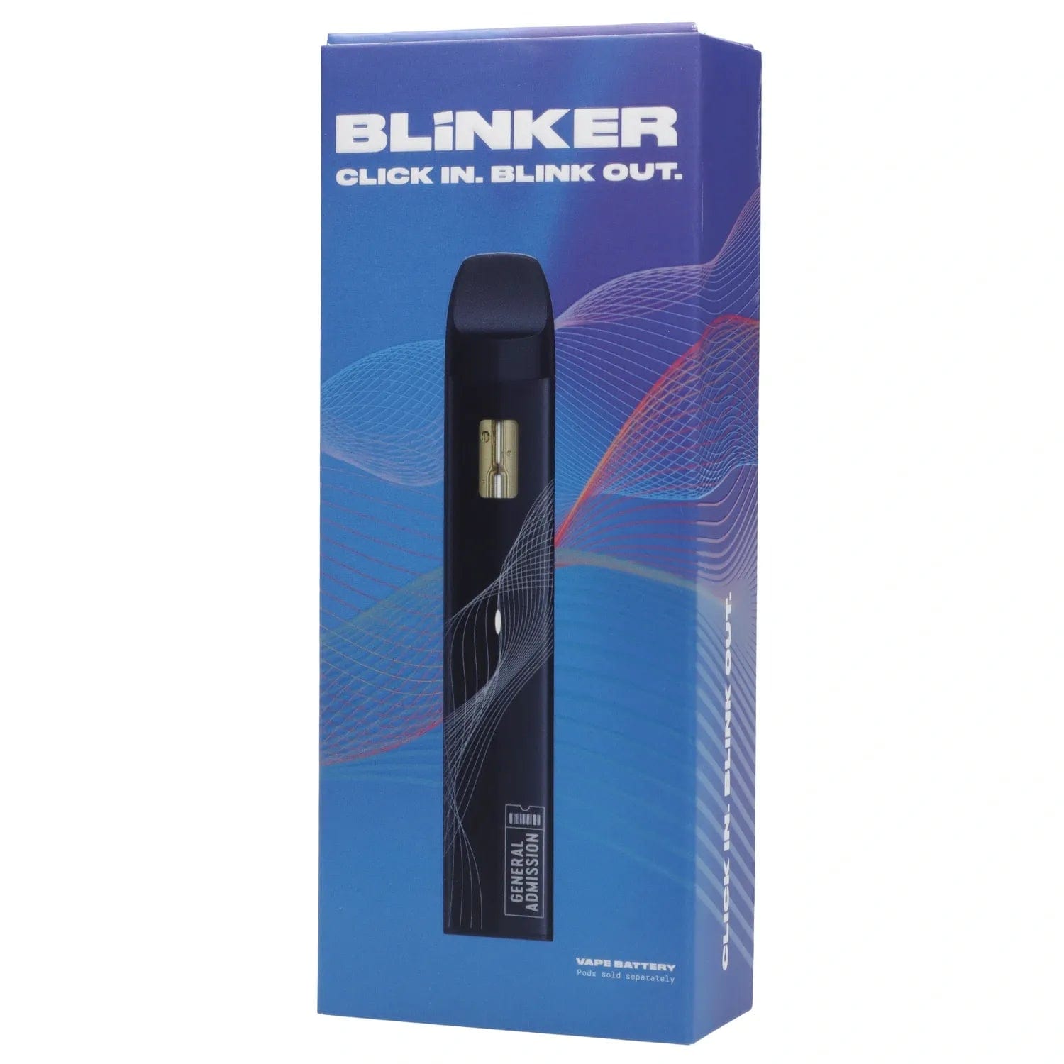 General Admission EACH General Admission Blinker Battery - Black Vape Batteries