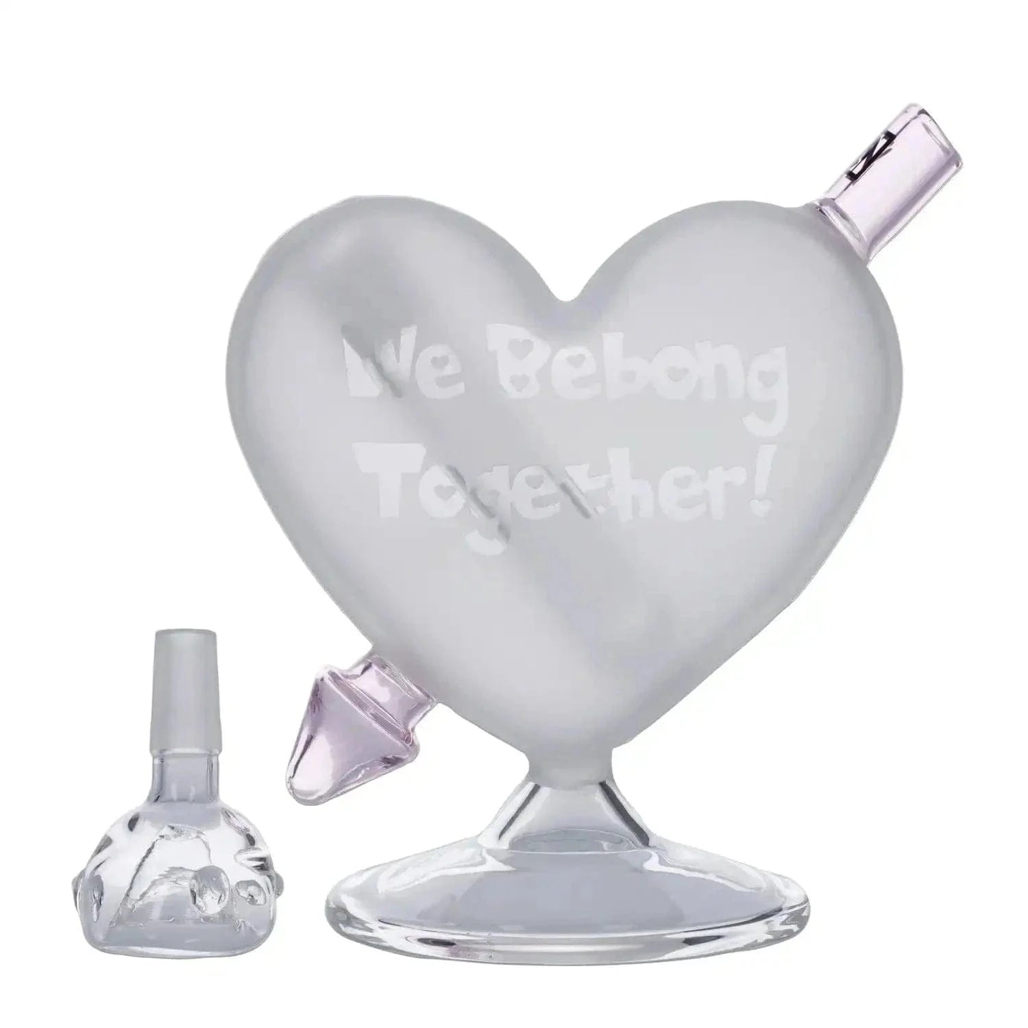 Daily High Club Each DHC Originals Heart Traveler Water Pipe Bong | Canna Cabana Bongs