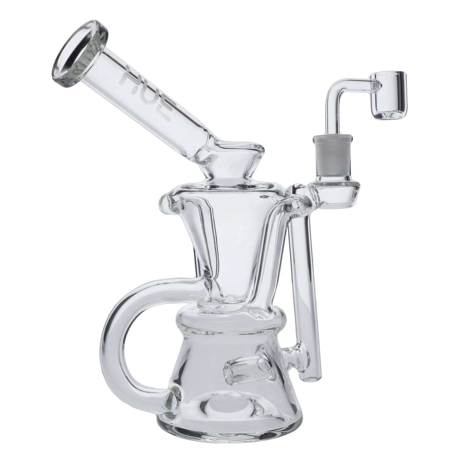 Hue Each Hue Hourglass Dab Rig Clear - 7.5" Dab Rigs