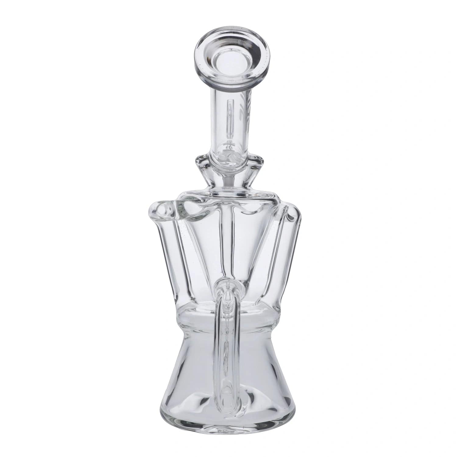 Hue Each Hue Hourglass Dab Rig Clear - 7.5" Dab Rigs