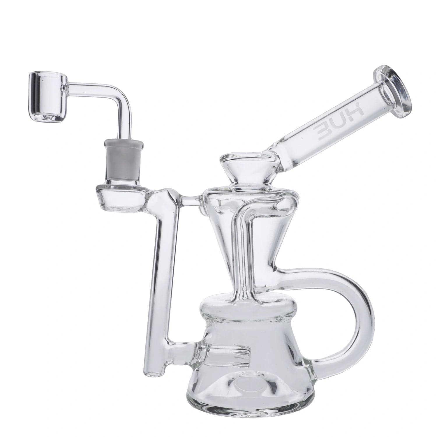 Hue Each Hue Hourglass Dab Rig Clear - 7.5" Dab Rigs