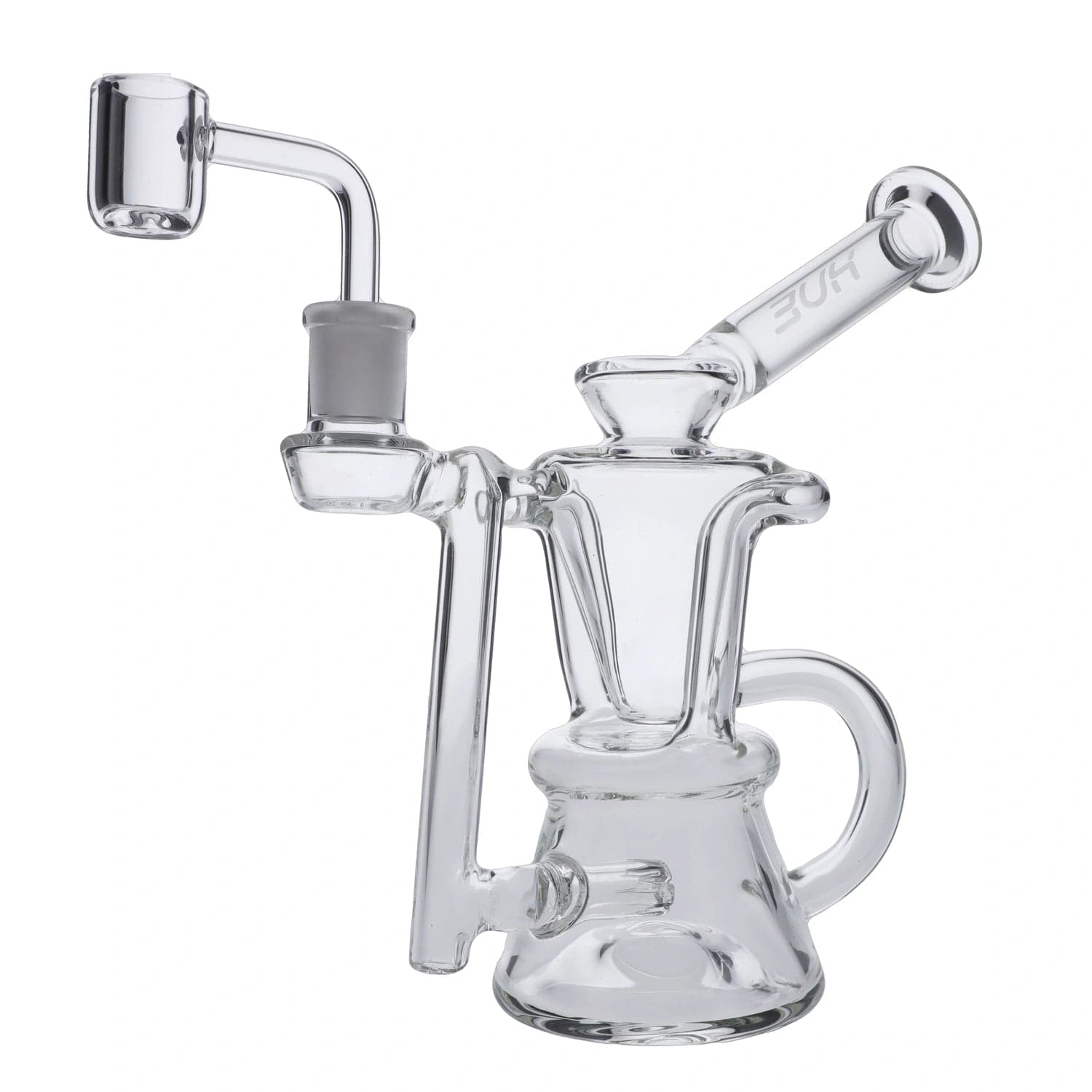 Hue Each Hue Hourglass Dab Rig Clear - 7.5" Dab Rigs