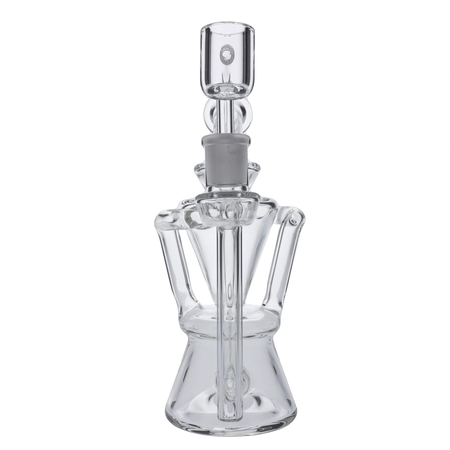 Hue Each Hue Hourglass Dab Rig Clear - 7.5" Dab Rigs