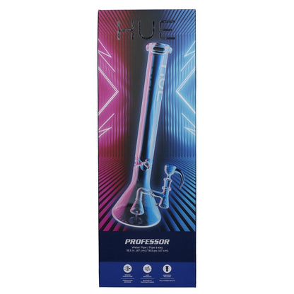 Hue Each Hue Professor Water Pipe Clear - 18.5" Bongs