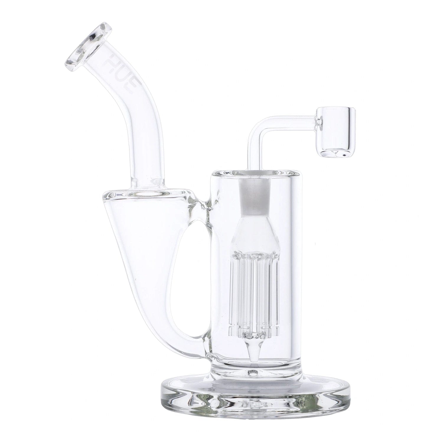 Hue Each Hue Whirlpool Dab Rig Clear - 9" Dab Rigs