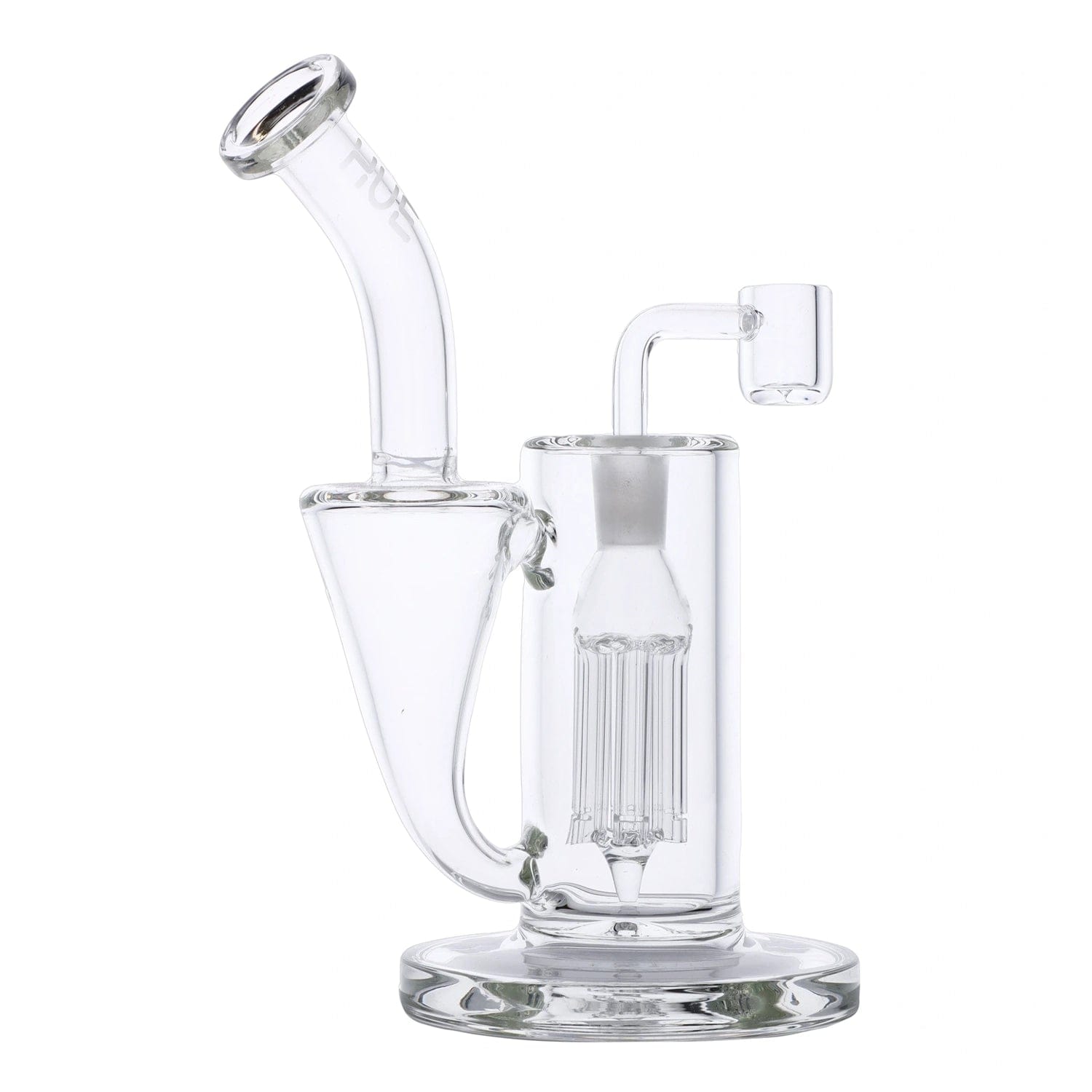 Hue Each Hue Whirlpool Dab Rig Clear - 9" Dab Rigs