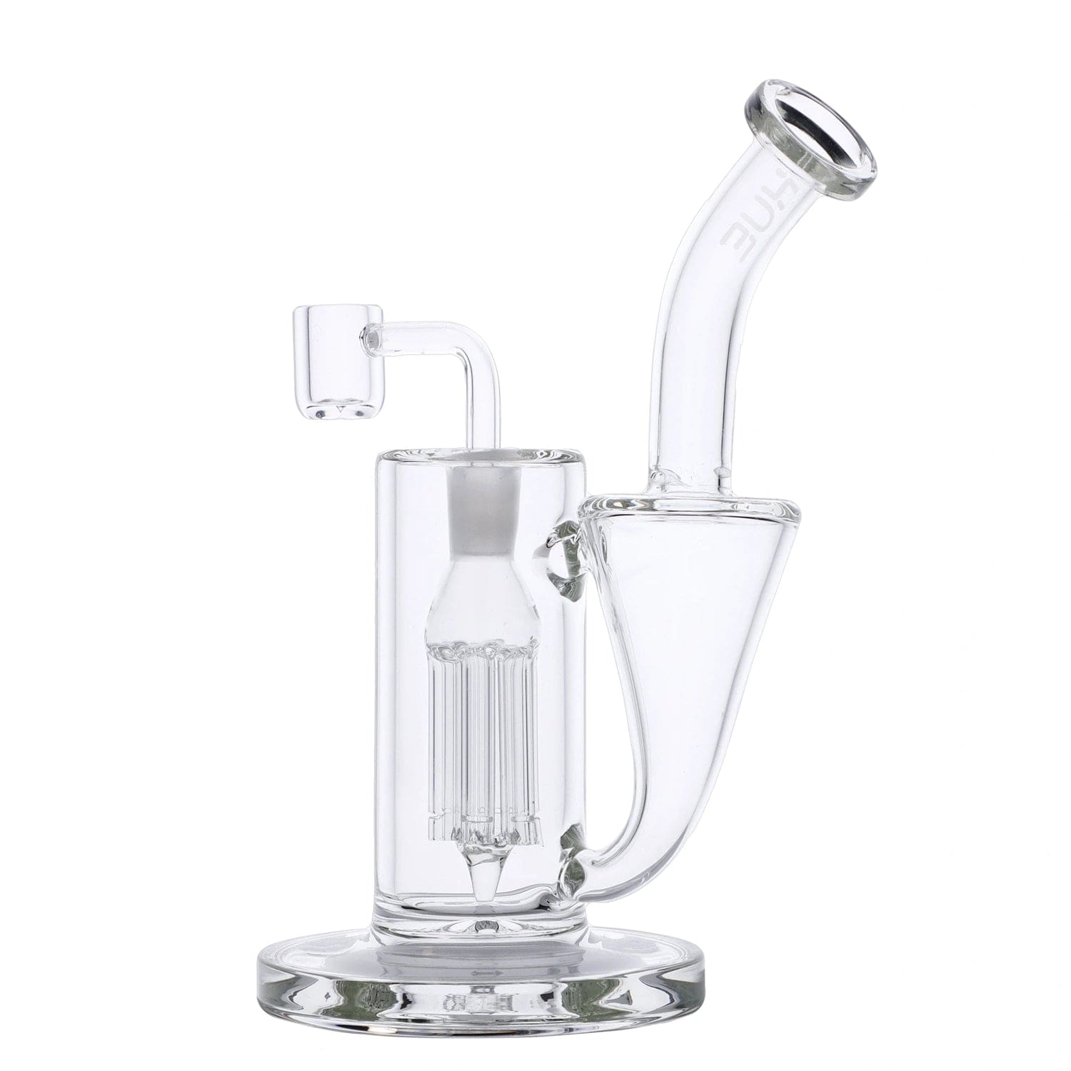 Hue Each Hue Whirlpool Dab Rig Clear - 9" Dab Rigs