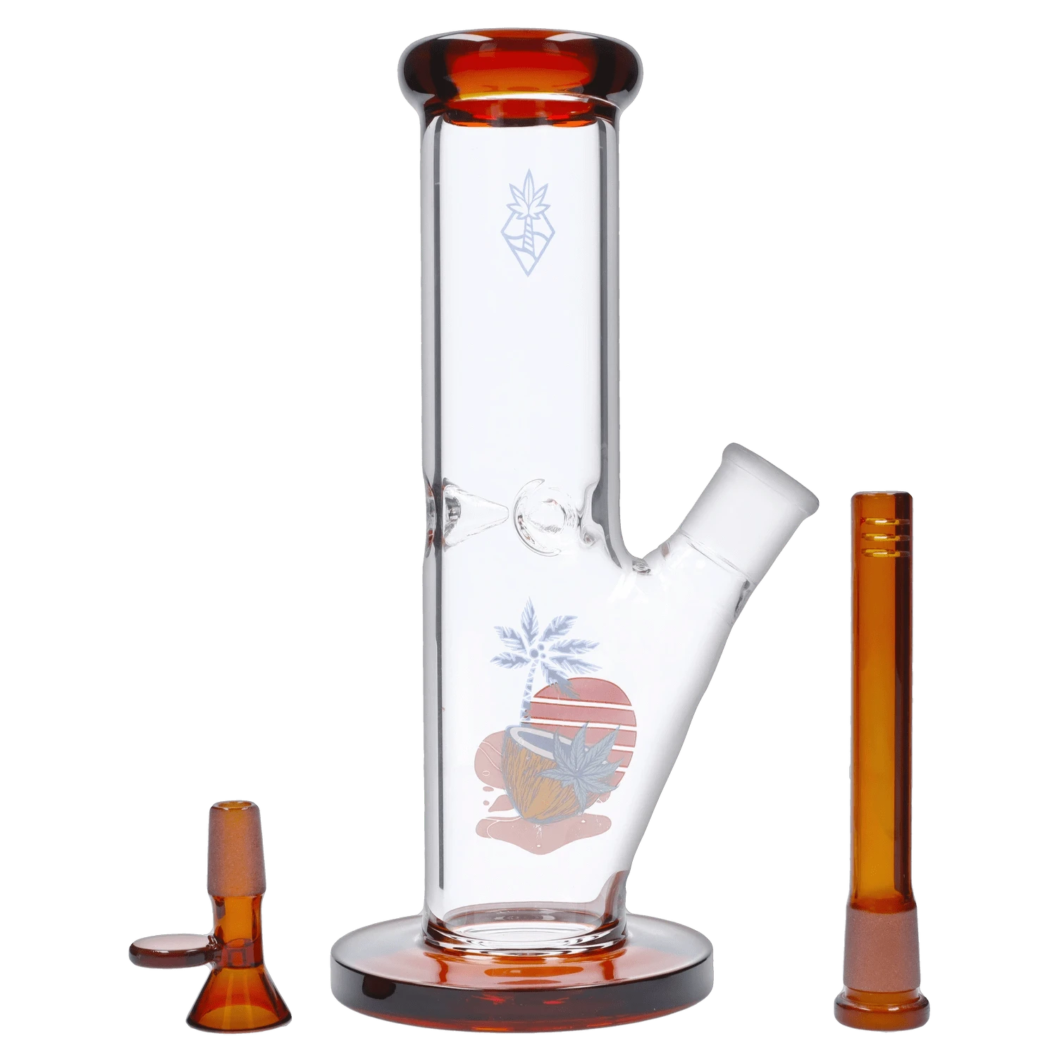 Cabana Cannabis Co. each Cabana Cannabis Co. Coconut Water Pipe Borosilicate Glass Bongs