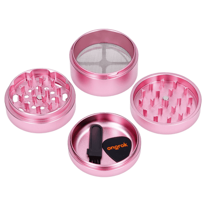 Ongrok EACH Ongrok 4 Piece EZ Open Grinder 2.0 - Rose Gold Accessories