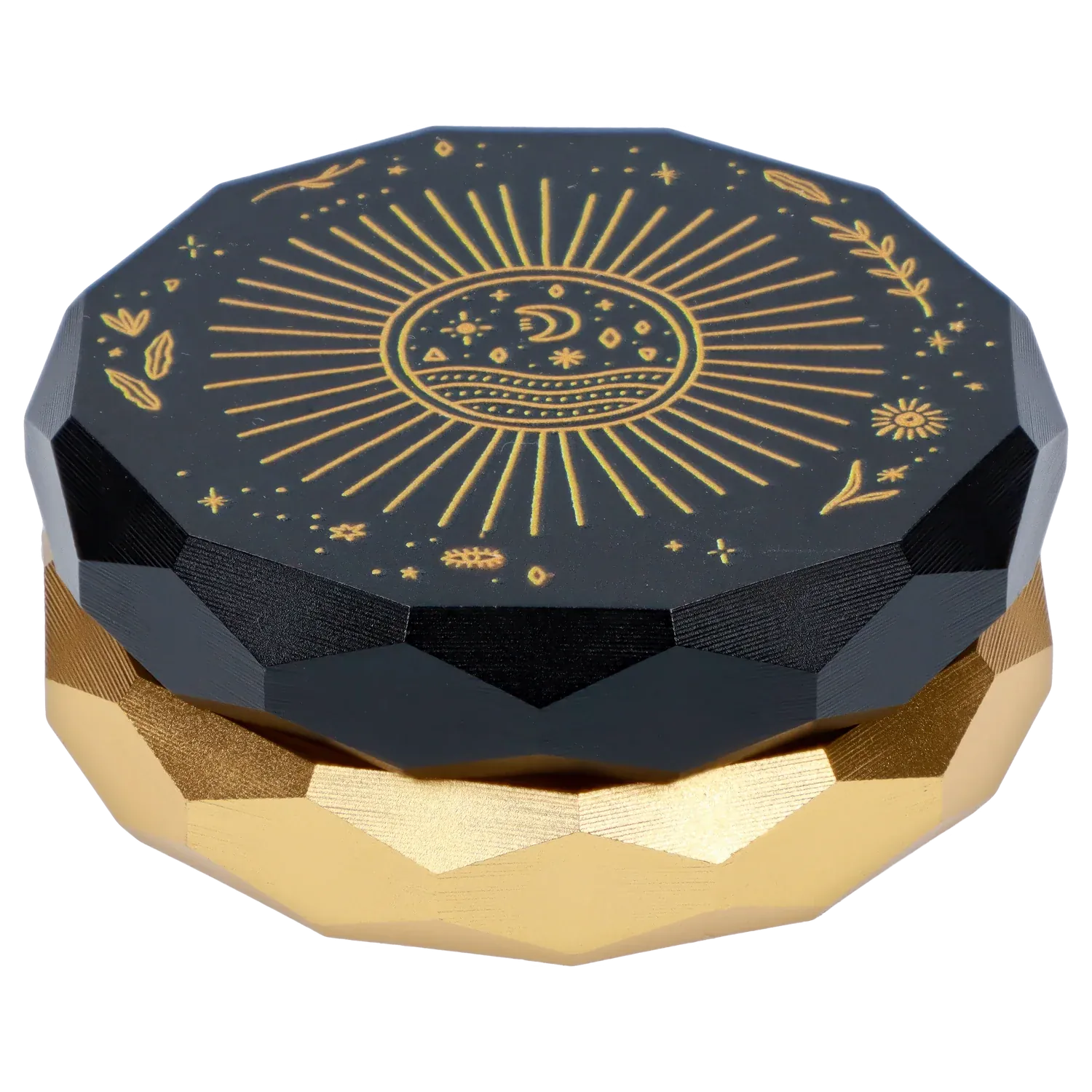 Famous Design EACH Astral Power Aluminum 2-Stage Grinder - Black & Gold Accessories