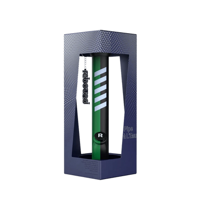 Front view of the Rebound Edition 2 - Straight - Black & Green, showcasing its sleek black and green color scheme against a dark background.