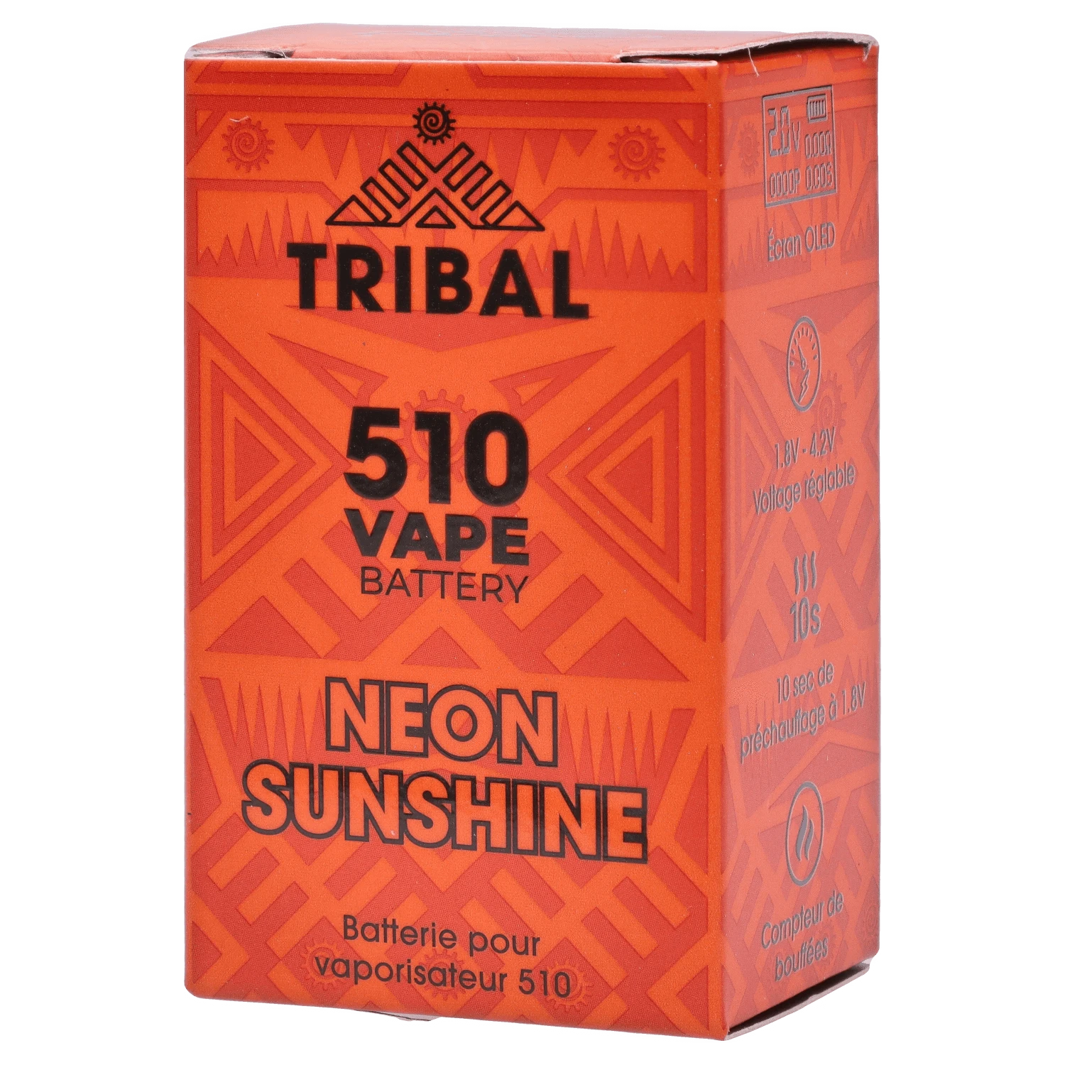 Tribal Each Tribal – Genetic Pro 510 Batteries – Neon Sunshine Vape Batteries