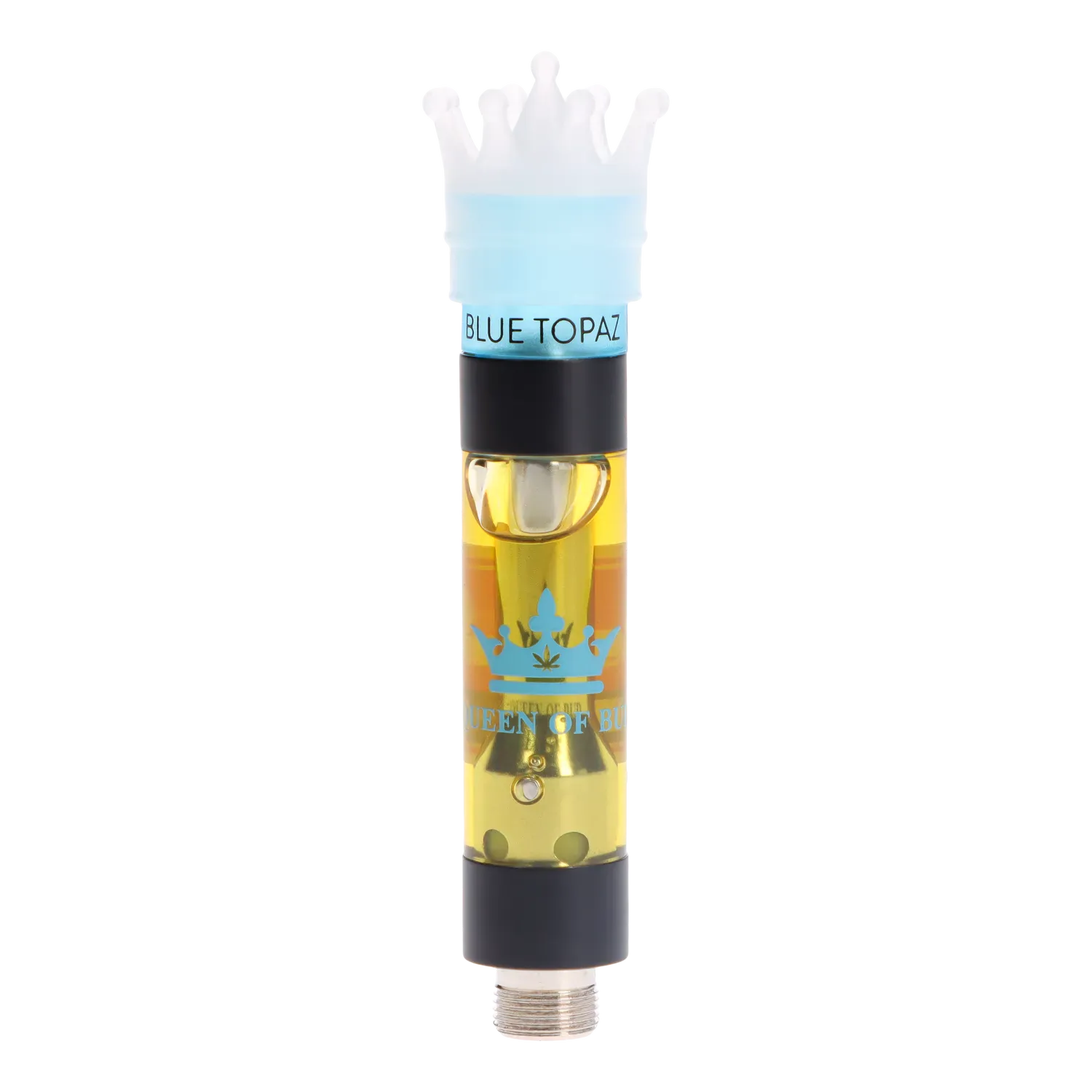 Queen of Bud 1 g Blue Topaz Liquid Crystals Vape Cartridge Vapes