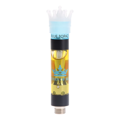 Queen of Bud 1 g Blue Topaz Liquid Crystals Vape Cartridge Vapes