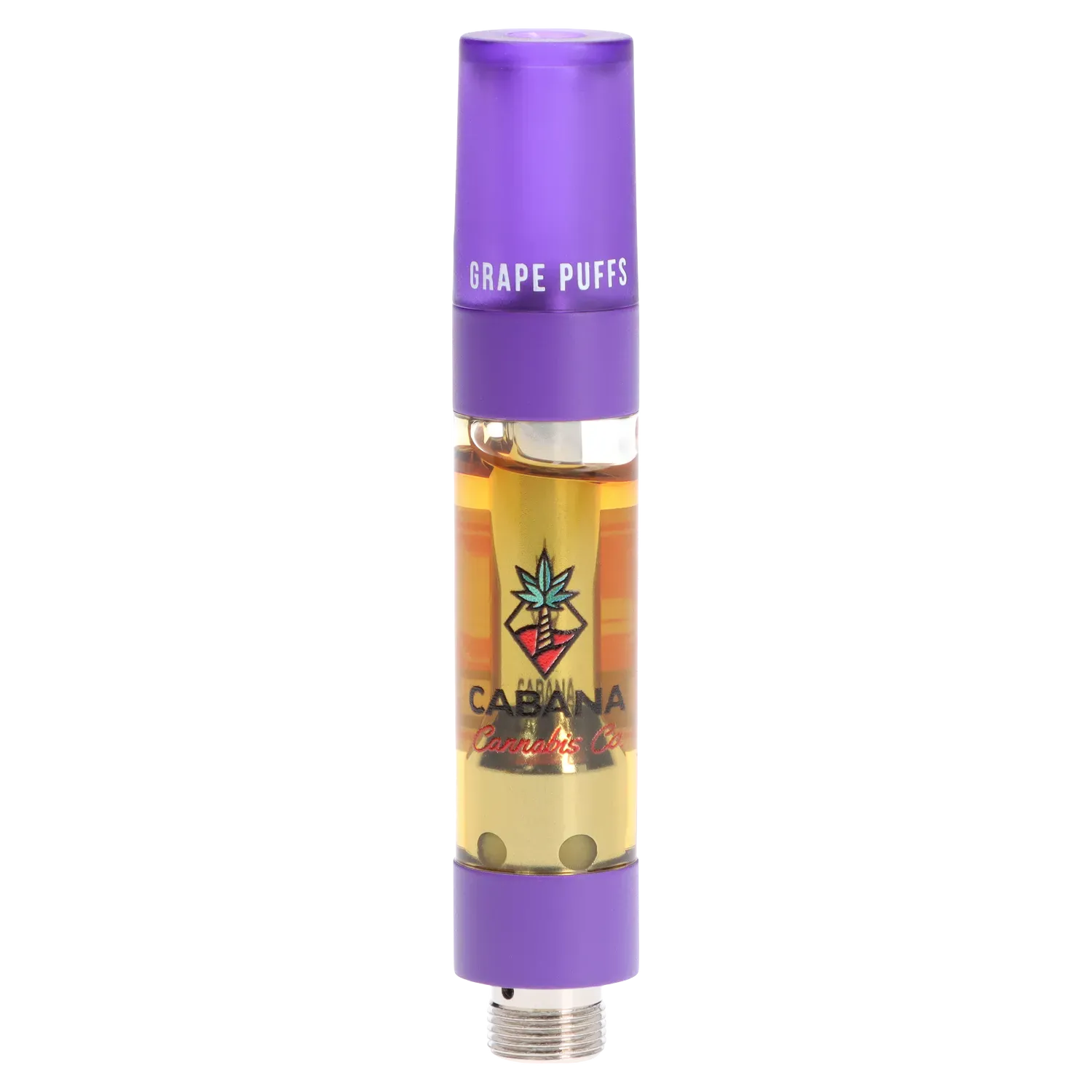 Cabana Cannabis Co. 0.95 g Grape Puffs Liquid Diamond Vape Cartridge Vapes