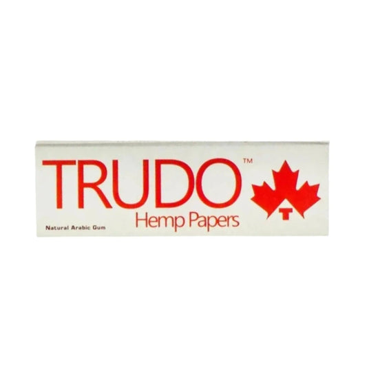 A close-up of the Pure Hemp Trudo Hemp Rolling Papers package, displaying the brand logo against a white background.