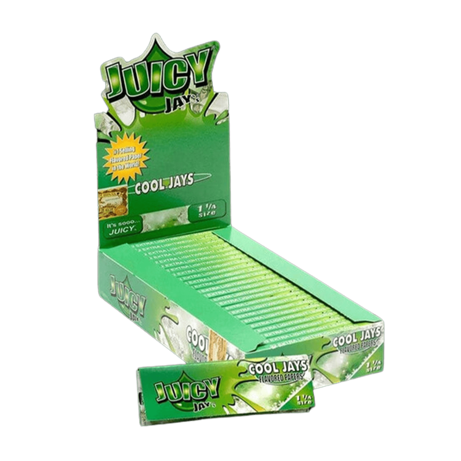 Juicy Jays Each Juicy Jay's Rolling Papers - Cool Jay's - 1 ¼ Papers & Cones