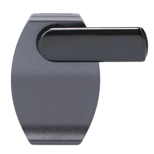 Close-up studio shot of the grey XVape Starry 3.0 Mouthpiece, showcasing its smooth, cylindrical design against a white backdrop.