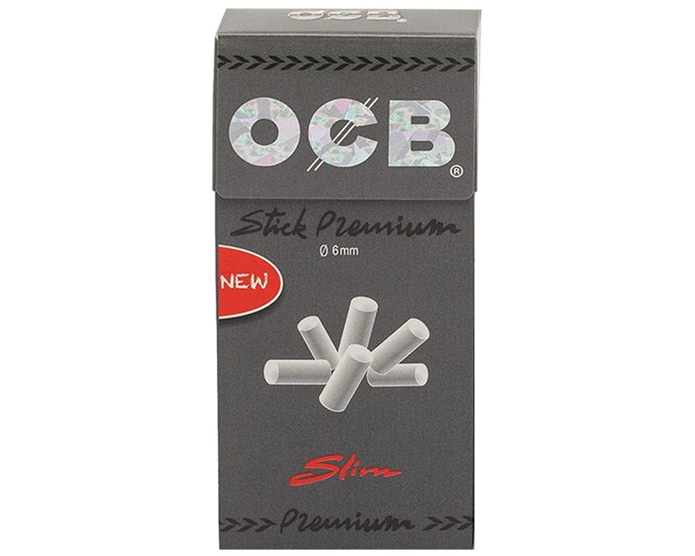 Front view of the OCB Slim Filter Stick package, showing the branding against a plain white background.