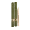 A side view of the two King Palm Mini Cones - Lemon Haze - 2pk, showcasing their cylindrical shape against a neutral backdrop.