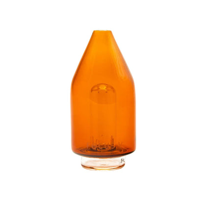 Front view of the Focus V Carta E-Rig - Helios Limited Edition, showcasing its sleek, orange-tinted glass design.