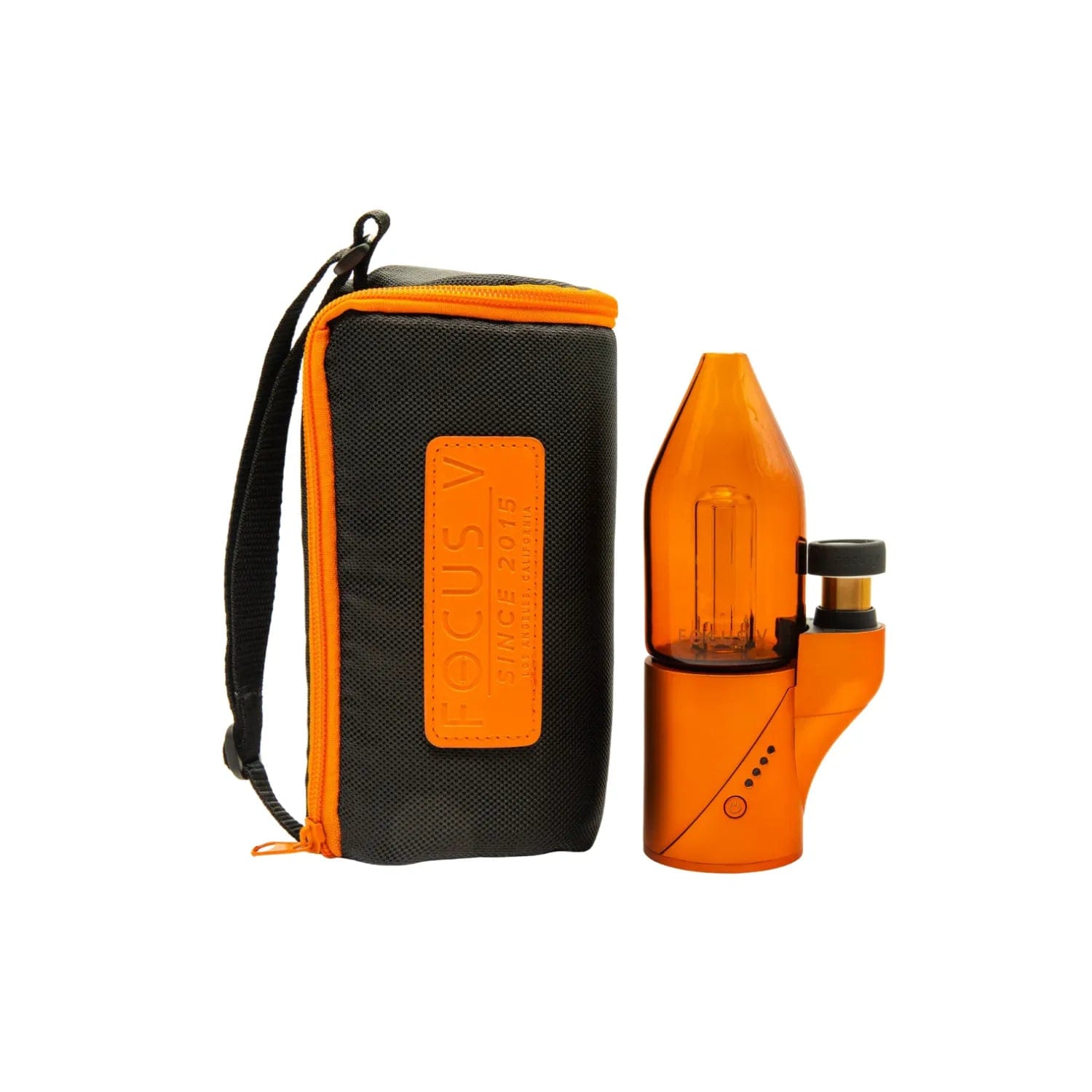 Front view of the Focus V Carta E-Rig - Helios Limited Edition inside a black protective case.
