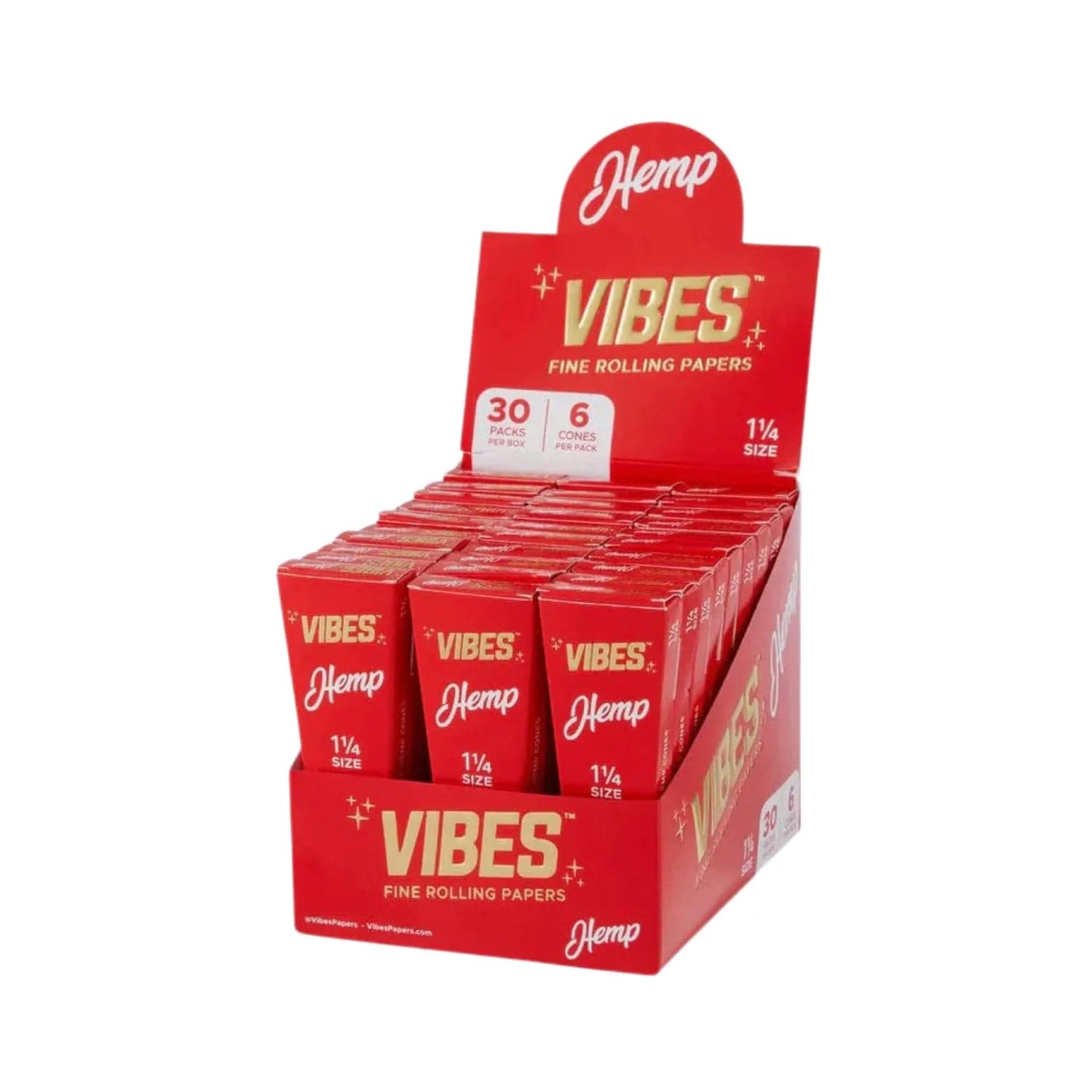 Vibes Each Vibes Hemp Cones - 1 ¼ Papers & Cones