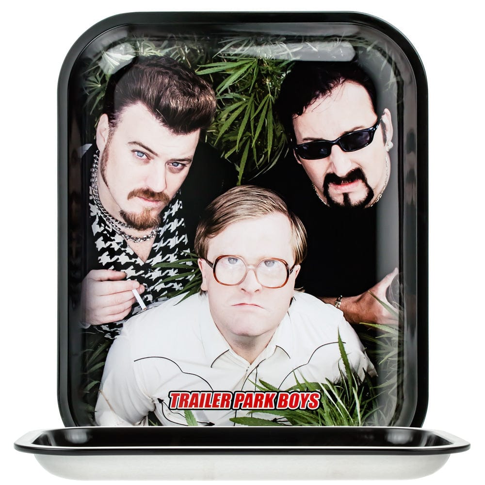 The TPB Clipping Tray-Large displays a humorous image of characters from the series, presented as a rectangular clipping tray.