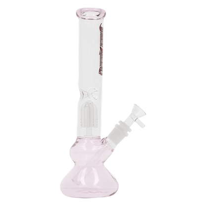 Dopezilla Each Dopezilla Double Bell Bottom Water Pipe - Pink - 12in. Bongs