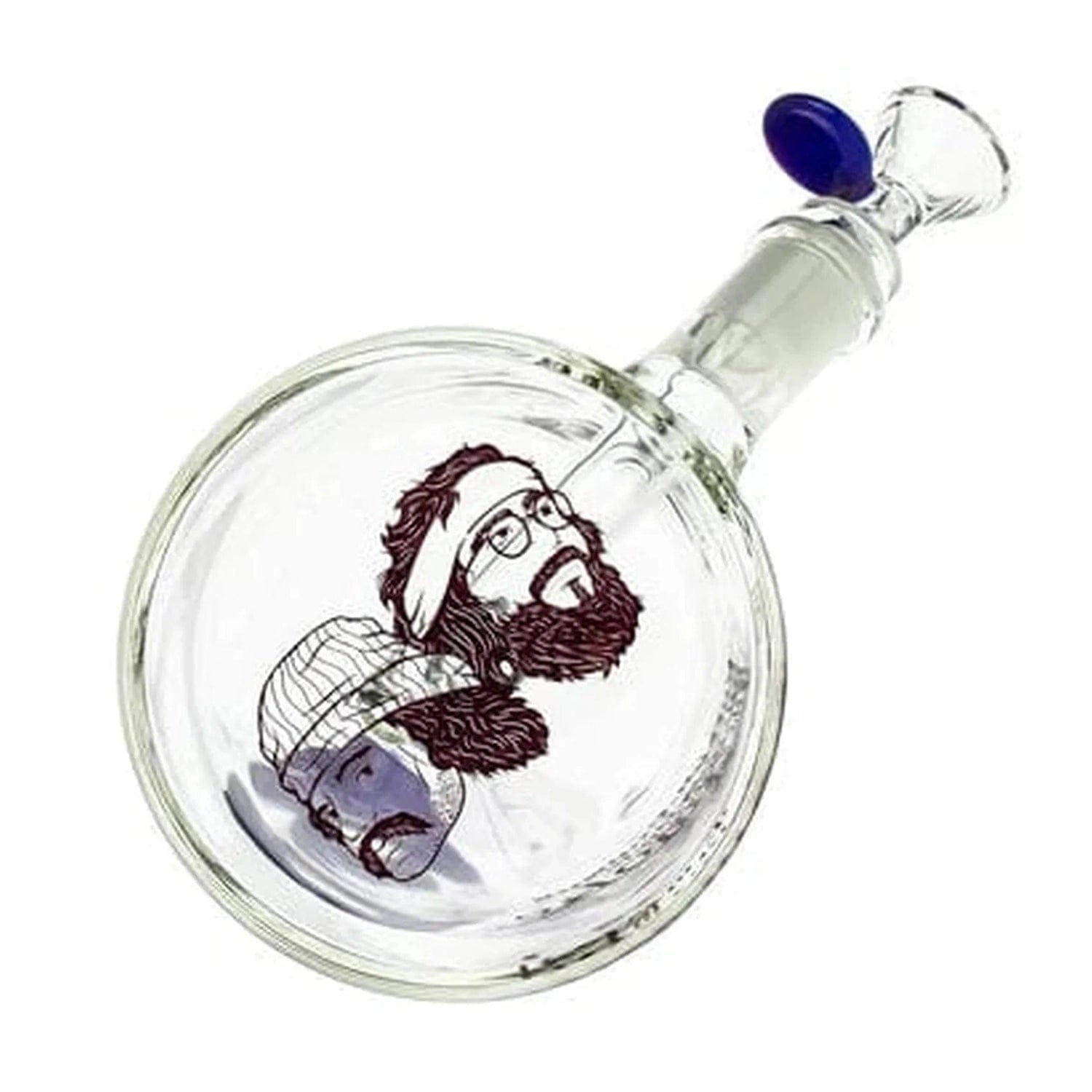 C&C Each C&C 40th Anniversary The Cheech Water Pipe-Milky Purple Bongs