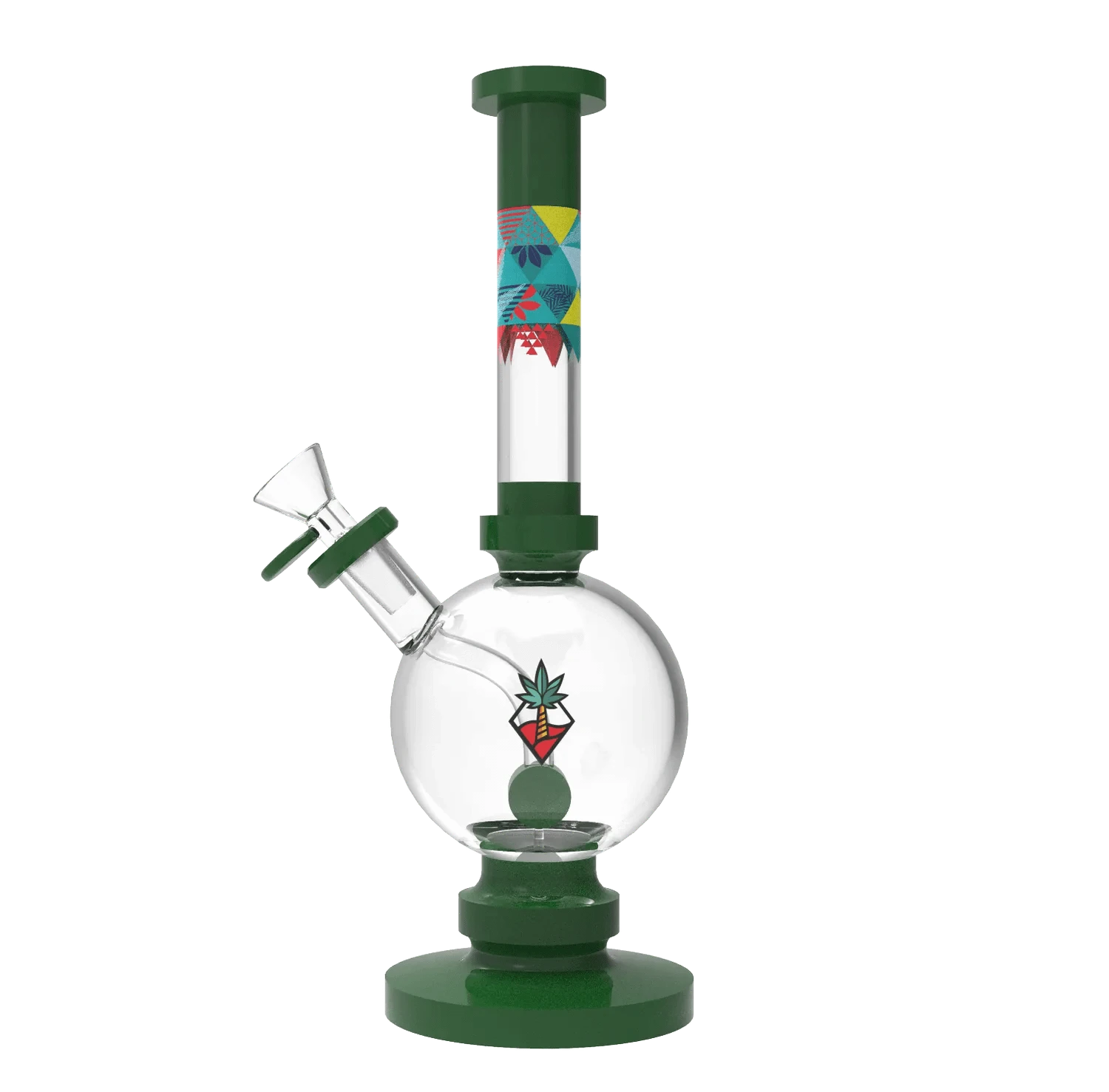 Cabana Cannabis Co. Oceanic Bong - Jade Green - 11in: Lowest Price