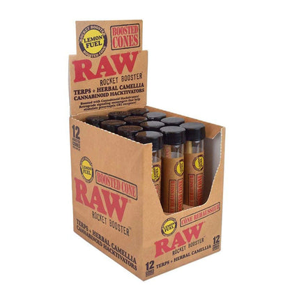 RAW Each Raw Rocket Booster Cones - Lemon Fuel Papers & Cones